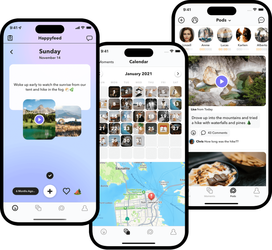 Happyfeed iPhone Previews