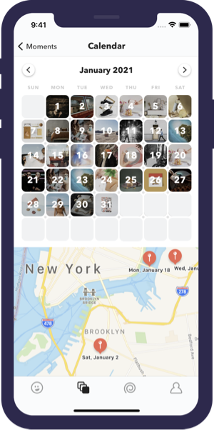Orca calendar preview on iPhone